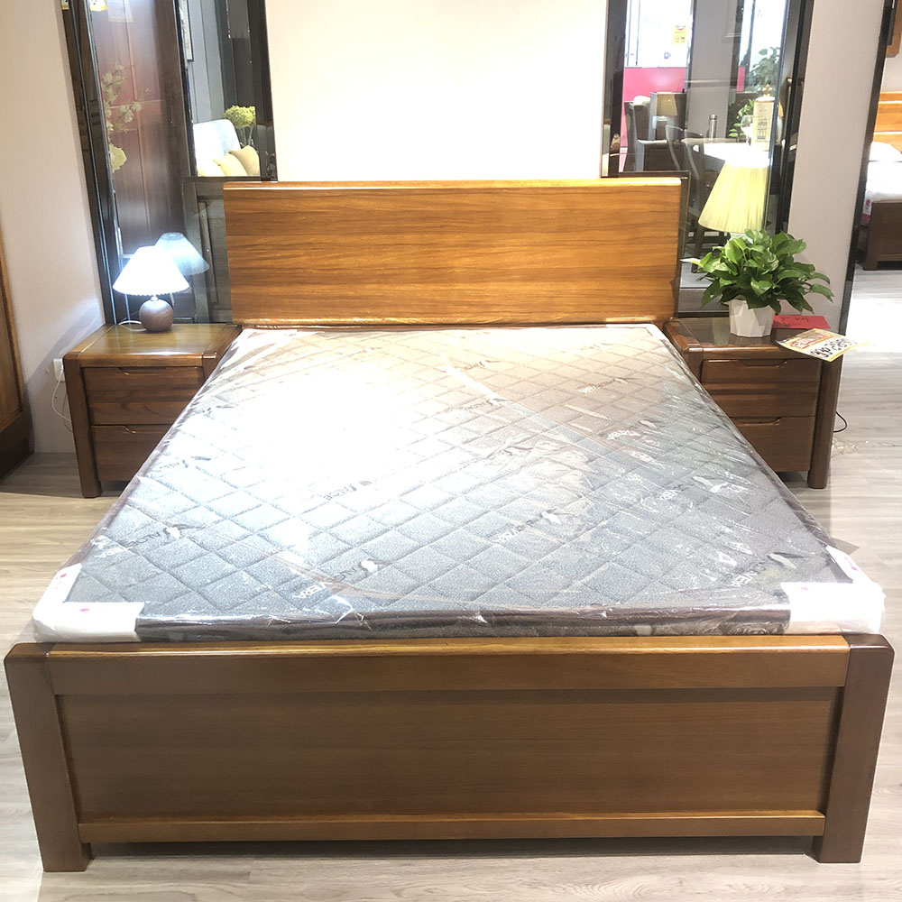 1.5米实木床+床垫