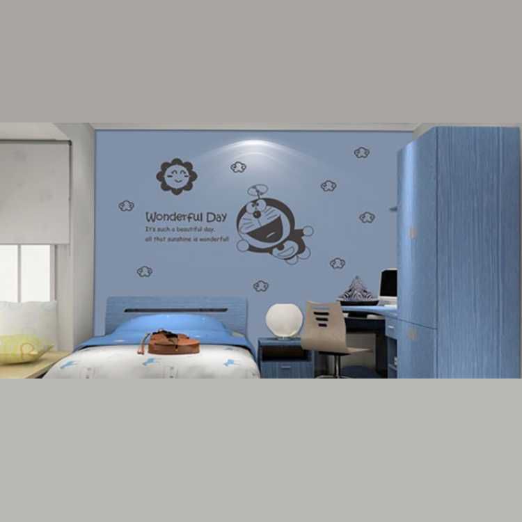儿童房一间,赠送卡通图案一副 星星月亮