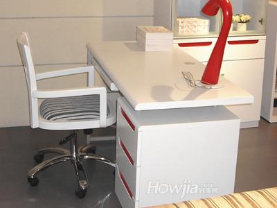 和风酷比家家具F951书桌成人时尚彩色书桌电脑桌白色烤漆桌台促销