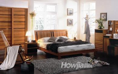 时代领驭AX075P/8P双人床单人床大床板木结合家具