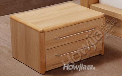 A家家具现代简约床头柜 时尚带抽屉纯实木置物柜小床边柜新品特价