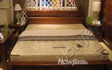 老木坊家具中式现代全实木象牙木双人床高箱床1.8米
