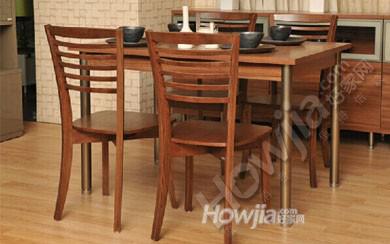 经典红苹果-现代简约-一桌四椅组合家具套装-简易板式桌椅组合