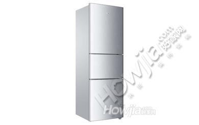 海尔(Haier) BCD-205STPH 205升L 三门冰箱(银色) 高光抗菌内胆
