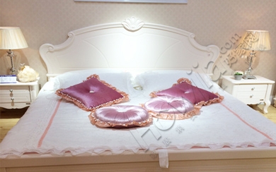 茉莉品牌花香家具正品 韩式床田园床1.8米公主床