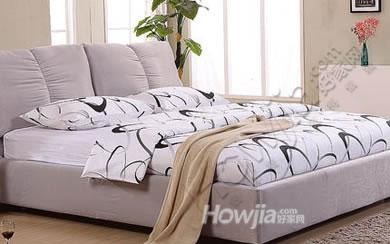 美梦思床 布艺床1.8米 现代简约布床 中式床 时尚软床 布床1.5米