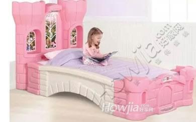 美国STEP2原装进口儿童家具/可爱公主款/粉色童话城堡模型睡床